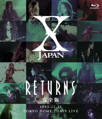 X JAPAN RETURNS 完全版 1993.12.31　DVD