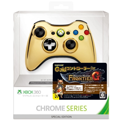 Xbox360 ワイヤレスコントローラー SE （クローム ゴールド