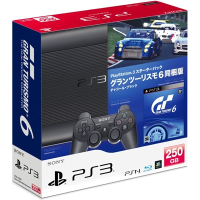 PlayStation3 スターターパック グランツーリスモ6同梱版 チャコール