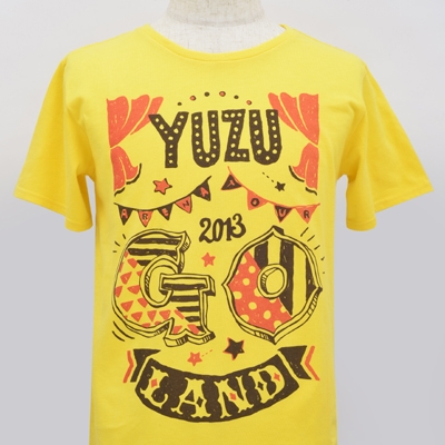ペイントTシャツ(イエロー)[M] / YUZU ARENA TOUR 2013 GO LAND[5回目 