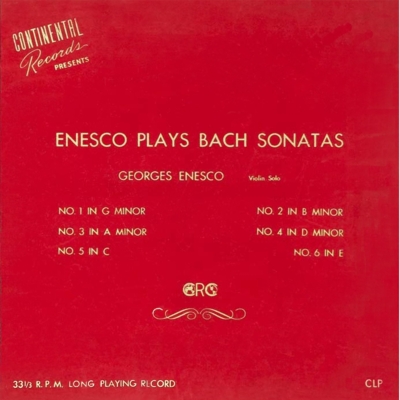 無伴奏ヴァイオリンのためのソナタとパルティータ全曲 エネスコ（２ＣＤ） : バッハ（1685-1750） | HMVu0026BOOKS online -  TKC355