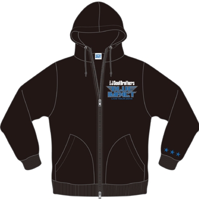 おまとめセットへ◆三代目JSB BLUE IMPACT パーカー M ツア－パ－カ－【M】/LIVE TOUR 2014 BLUE IMPACT : 三代目 J