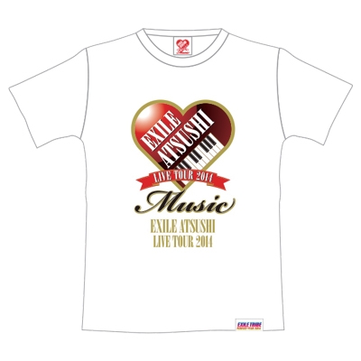 EXILE ATSUSHI ツアーTシャツ ホワイトS : EXILE ATSUSHI | HMV&BOOKS