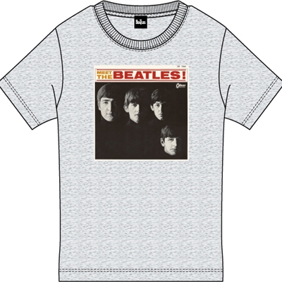Meet The Beatles 日本盤50周年記念Tシャツ Grey 【L】 : The