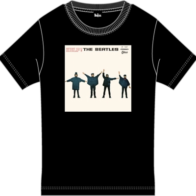 Help! 日本盤50周年記念Tシャツ Black 【M】 : The Beatles
