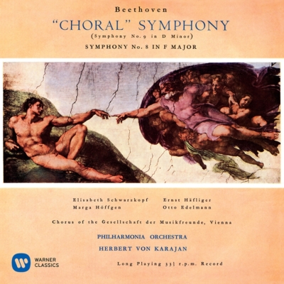 交響曲第９番『合唱』、第８番 カラヤン＆フィルハーモニア管（１９５５ステレオ）（２ＳＡＣＤ） : ベートーヴェン（1770-1827） |  HMVu0026BOOKS online - WPCS-12678/9