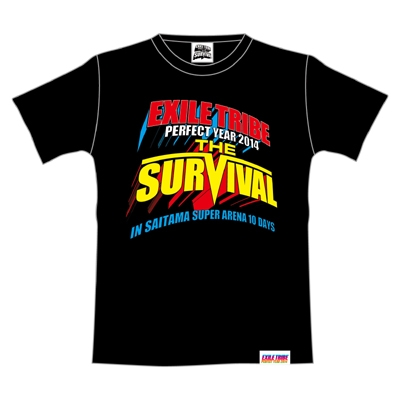 Tシャツ ブラック【L】 /EXILE TRIBE THE SURVIVAL : EXILE TRIBE