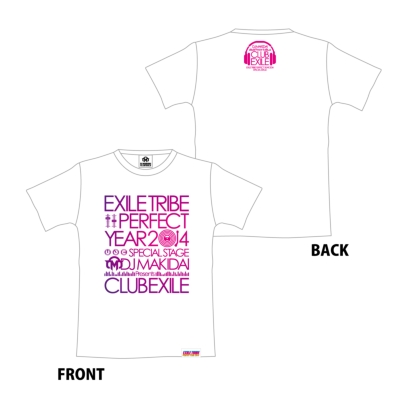 Club Exile Tシャツ白 (S) : DJ MAKIDAI from EXILE | HMV&BOOKS 