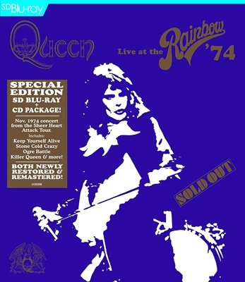 送料無料❗️Queen ／Live at the Rainbow '74 高音質 Live At The Rainbow '74 (+CD） : QUEEN | HMV&BOOKS online - EVSBD30988