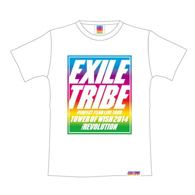 ツアーTシャツ ホワイト 【XS】 / EXILE TRIBE PERFECT YEAR LIVE TOUR TOWER OF WISH 2014  ～THE REVOLUTION～ : EXILE TRIBE | HMV&BOOKS online - EXILE40