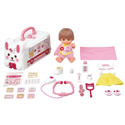 メルちゃん お人形セット うさぎさんきゅうきゅうしゃ デラックスセット Amazon.co.jp: メルちゃん お人形セット うさぎさんきゅうきゅうしゃ
