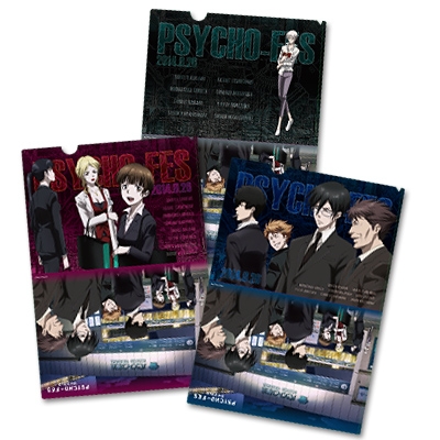 【最終価格】PSYCHO-PASSサイコパス クリアファイルセット クリアファイルセット / PSYCHO-FES サイコフェス（PSYCHO-PASS