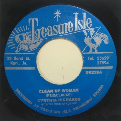 洋楽 cynthia richards / CLEAN UP WOMAN / A:CLEAN UP WOMAN / CYNTHIA RICHARDSB:JUNGLE FEVER / CYNTHIA