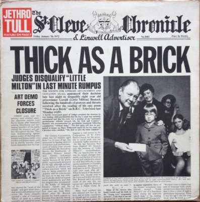 イアン・アンダーソン 「ホモ・エラティカス～ジェラルドの汚れなき世界 3」 Thick As A Brick : ジェラルドの汚れなき世界 (2012 New Mix
