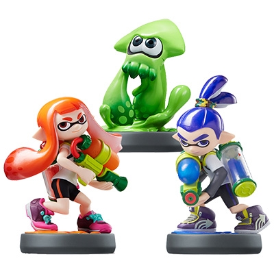 Amiibo トリプルセット ガール イカ ボーイ スプラトゥーンシリーズ Game Accessory Amiibo Hmv Books Online Nvleae3a