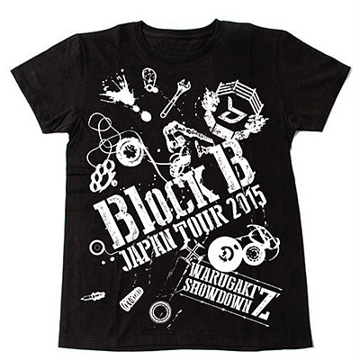 Tシャツ ブラック【メンズM】/ Block B JAPAN LIVE TOUR 2015 ...