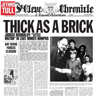 Thick As A Brick : Jethro Tull | HMV&BOOKS online - 139507