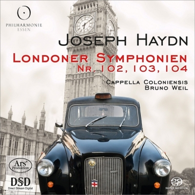 交響曲第１０４番『ロンドン』、第１０３番『太鼓連打』、第１０２番 ブルーノ・ヴァイル＆カペラ・コロニエンシス : ハイドン（1732-1809） |  HMVu0026BOOKS online - ARS38064