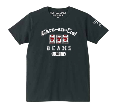 L'Arc～en～Ciel×BEAMS コラボTシャツ BLACK（サイズM）【L'Arc～en