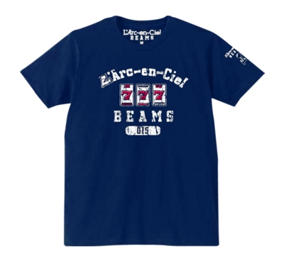 L'Arc～en～Ciel×BEAMS コラボTシャツ NAVY（サイズM）【L'Arc～en