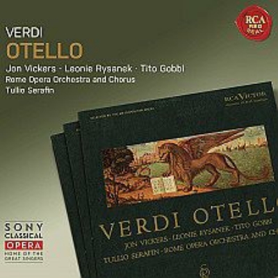 『オテロ』全曲　セラフィン＆ローマ歌劇場、ヴィッカーズ、ゴッビ、他（１９６０　ステレオ）（２ＣＤ）