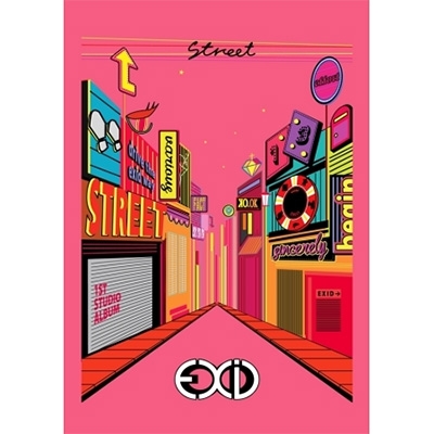 EXID 韓国 CD Street 廃盤 トレカ・ポスター付き
