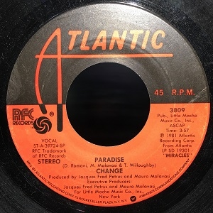 Paradise : Change | HMV&BOOKS online - 3809