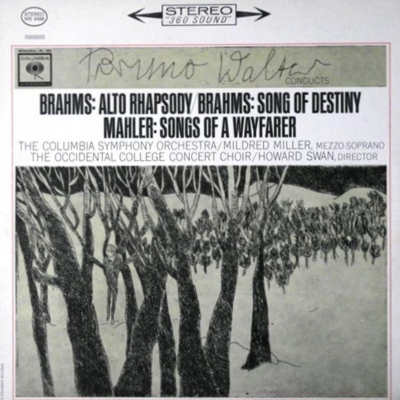 アルト・ラプソディ、運命の歌（ブラームス）、さすらう若者の歌（マーラー）：ブルーノ・ワルター指揮＆コロンビア交響楽団 (180グラム重量盤レコード/Speakers Corner)