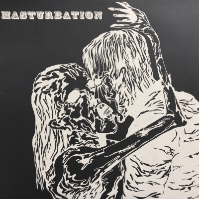 MASTURBATION 被害妄想 パンク LP レコード アナログ盤