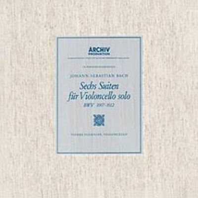 無伴奏チェロ組曲全曲 ピエール・フルニエ (1960, 1961)(BOX仕様/3枚組