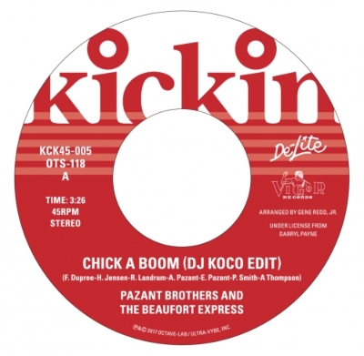 Kickin Presents De-lite 45 Ep Chick A Boom Dj Koco Edit : Pazant