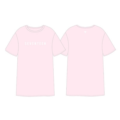 ビッグシルエットTシャツ (ピンク)/ 2017 SEVENTEEN 1ST WORLD TOUR