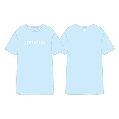 HMV店舗在庫一覧] ビッグシルエットTシャツ (ブルー)/ 2017 SEVENTEEN 