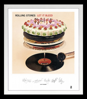 Rolling Stones: Let It Bleed Lithograph (Framed) (アナログレコード 