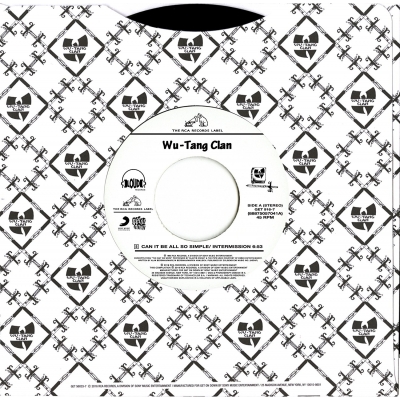 Can It Be All So Simple / Da Mystery Of Chessboxin : WU-TANG CLAN