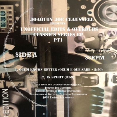 UNOFFICIAL EDITS & OVERDUBS CLASSIC EP 1 (12インチシングルレコード