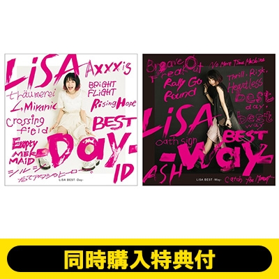 Stocks At Physical Hmv Store Lisa Best Day Way 同時購入 Cdセット 特典付 Lisa Hmv Books Online Online Shopping Information Site Lisadaywaycd English Site