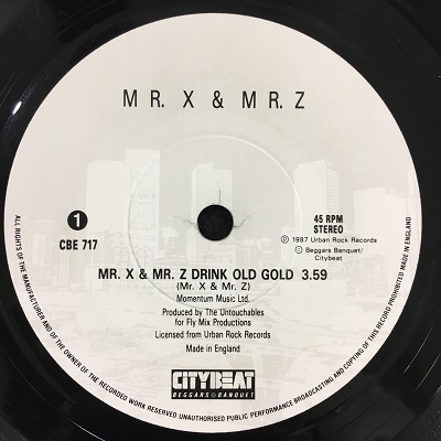 Mr. X & Mr. Z Drink Old Gold ジャケ付オランダ盤 ② Mr.x & Mr.z Drink Old Gold : Mr X / Mr Z | HMV&BOOKS online