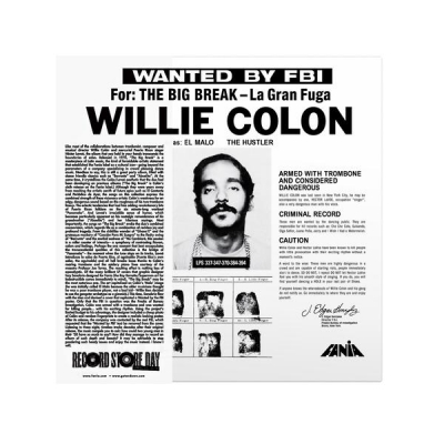 Wanted By The FBI / Big Break: Gran Fuga (アナログレコード) : Willie Colon |  HMVu0026BOOKS online - 59007