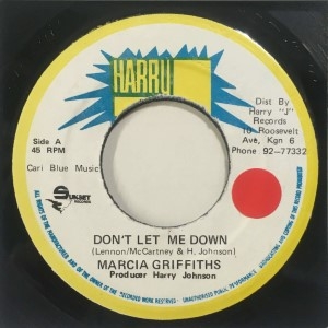 【廃盤】Marcia Griffiths – Don't Let Me Down Marcia Griffiths - Don't Let Me Down(7