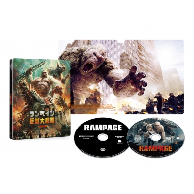 ランペイジ 巨獣大乱闘 3D&amp;2Dブルーレイセット (2枚組) [Blu-ray] mxn26g8 Amazon.co.jp: ランペイジ 巨獣大乱闘 4K ULTRA HD&ブルーレイセット