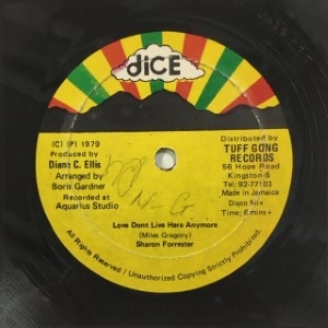 中古:盤質B】 Love Don't Live Here Anymore : Sharon Forrester