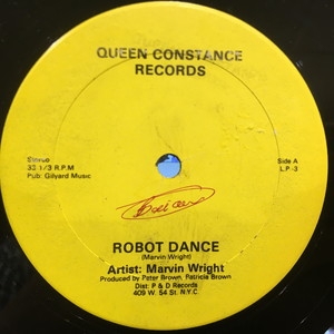 【USオリジナル盤】MARVIN WRIGHT / ROBOT DANCE USオリジナル盤】MARVIN WRIGHT / ROBOT DANCE USオリジナル盤