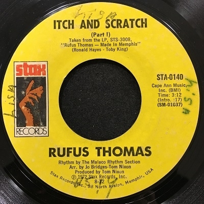中古:盤質B】 Itch And Scratch : Rufus Thomas | HMV&BOOKS online