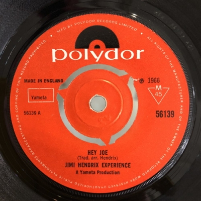 中古:盤質B】 Hey Joe / Stone Free : Jimi Hendrix | HMV&BOOKS