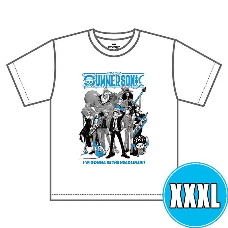 サマソニ One Pieceコラボtシャツ White Xxxl 事後販売分 Summer Sonic Hmv Books Online Ss