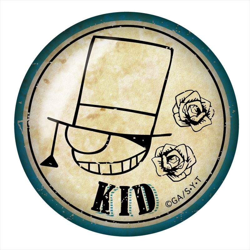 ヴィンテージシリーズ ガラスマグネット 怪盗キッド : 名探偵コナン