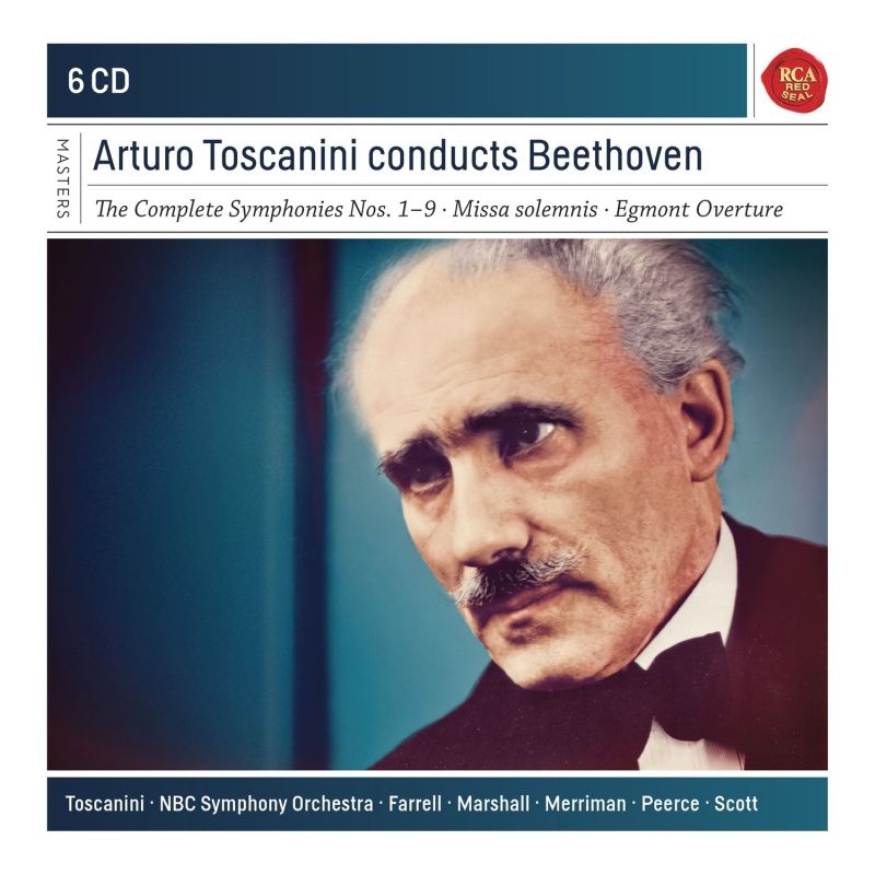 交響曲全集、ミサ・ソレムニス　アルトゥーロ・トスカニーニ＆NBC交響楽団（6CD）