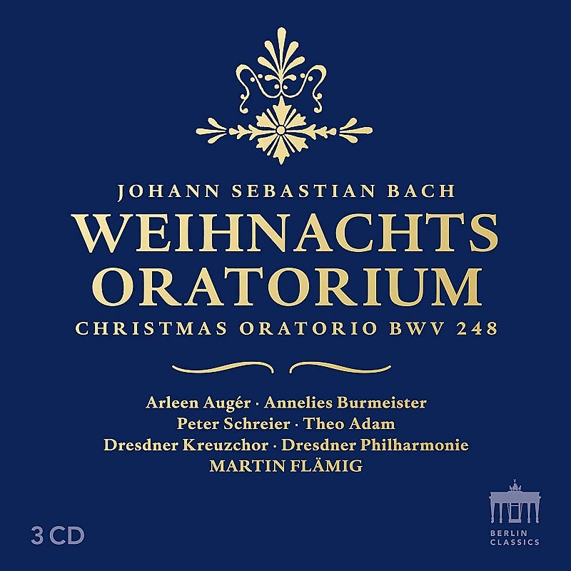 クリスマス・オラトリオ マルティン・フレーミヒ＆ドレスデン・フィル、ドレスデン十字架合唱団（3CD） : バッハ（1685-1750） |  HMVu0026BOOKS online - BC0301389