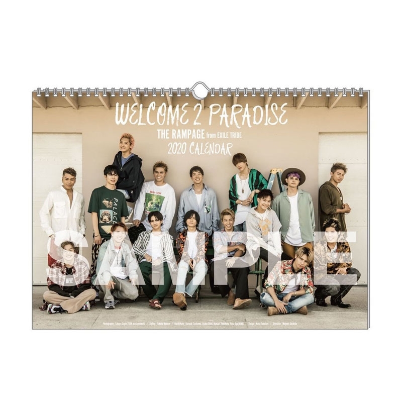 The Rampage カレンダー 壁掛け The Rampage From Exile Tribe Hmv Books Online Lp